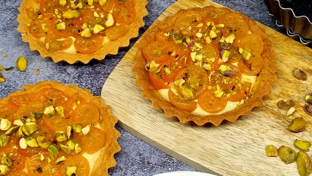 Tartelettes kumquats et pistache