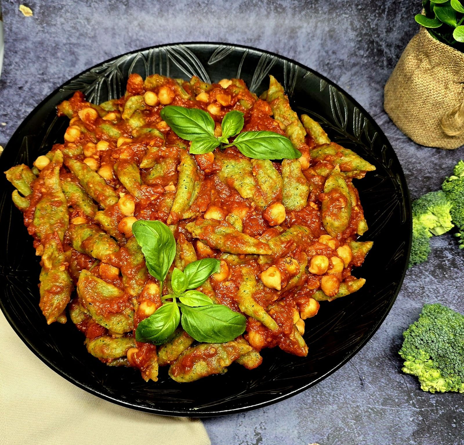 Pasta végane au brocoli