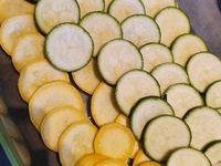 Crumble de courgettes à la feta