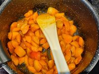 Entremet abricot huile d'olive