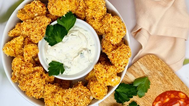 Beignets de chou fleur au chorizo