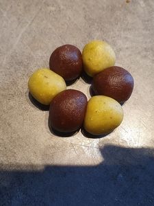 Damiers pistache-chocolat