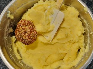 Hachis parmentier aux herbes et à la moutarde