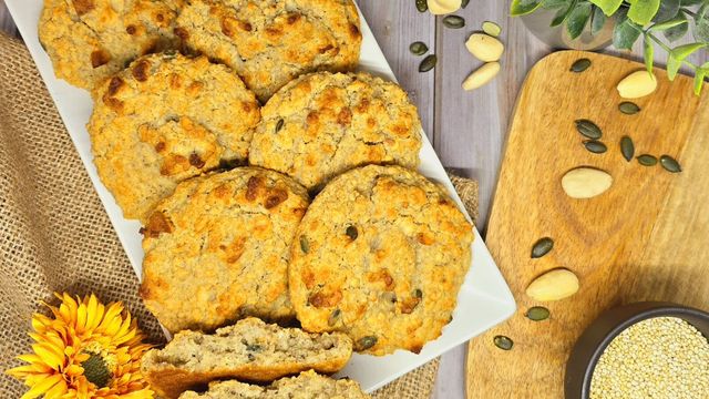 Cookies moelleux au quinoa