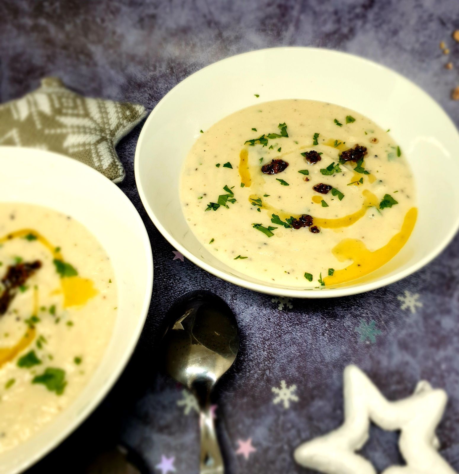 Crème de chou fleur à la truffe