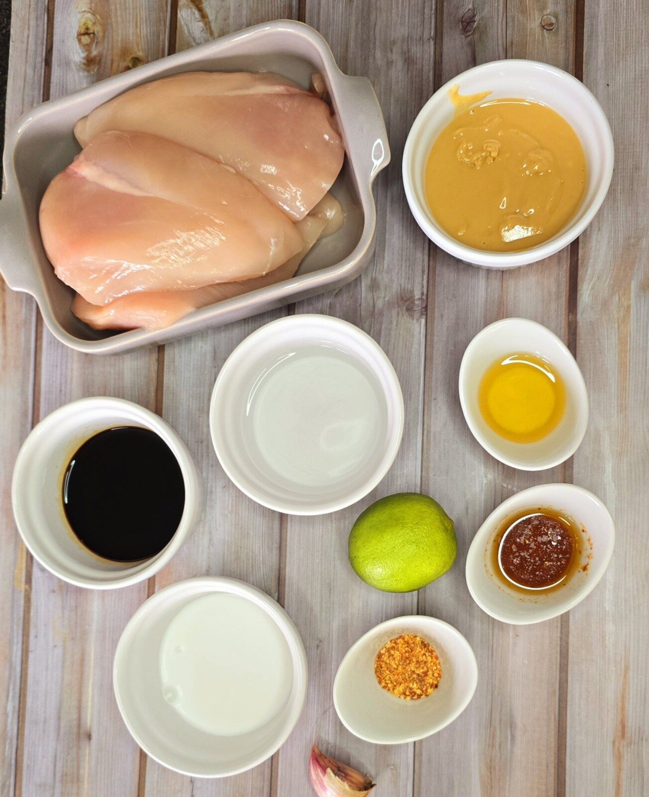 Poulet à la pâte de cacahuète au airfryer