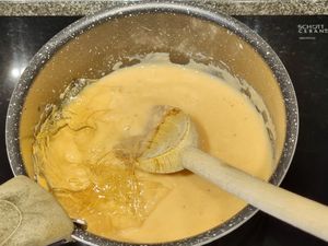 Entremet banane et chocolat au caramel