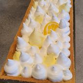 Tarte au citron look moderne - Recettes de Aimeraude