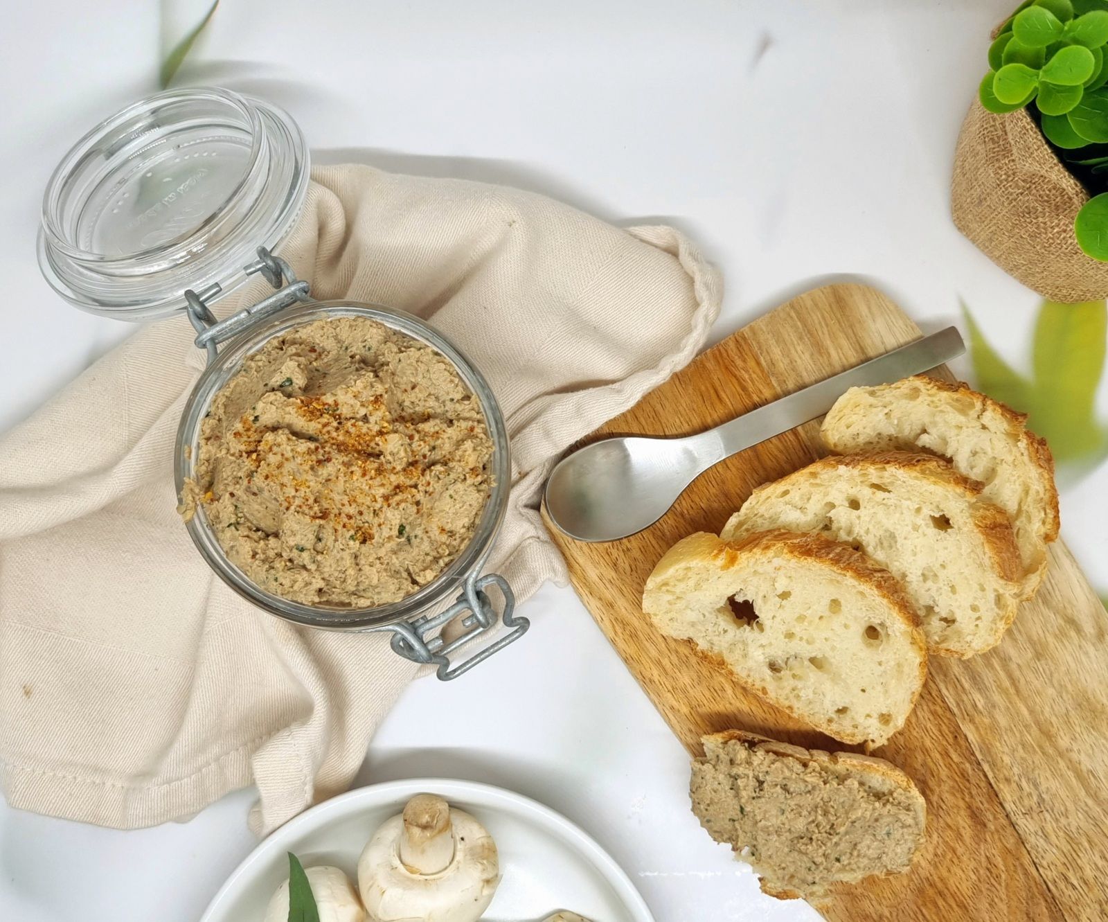 Pâté de champignons à l'estragon