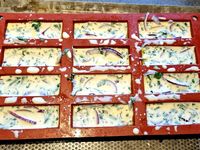 Mini flans chèvre et menthe