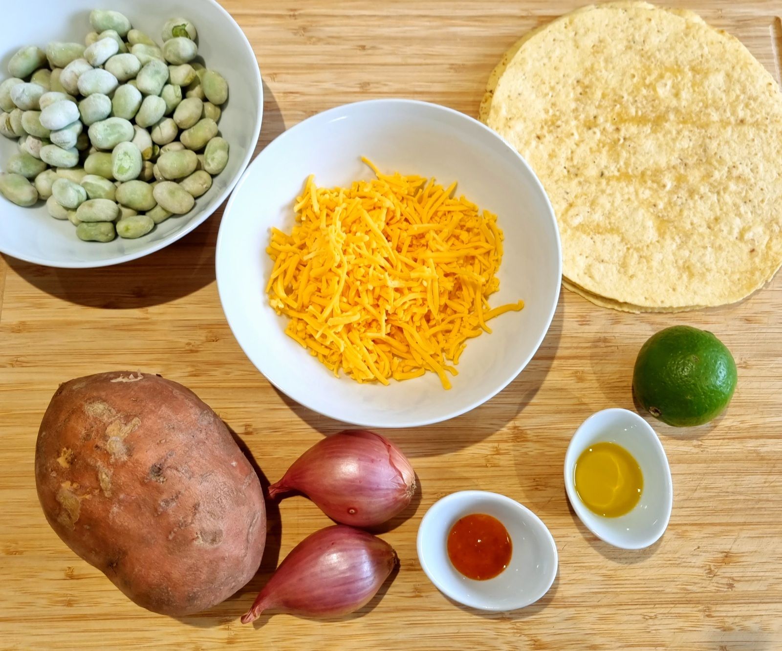 Quesadillas à la patate douce