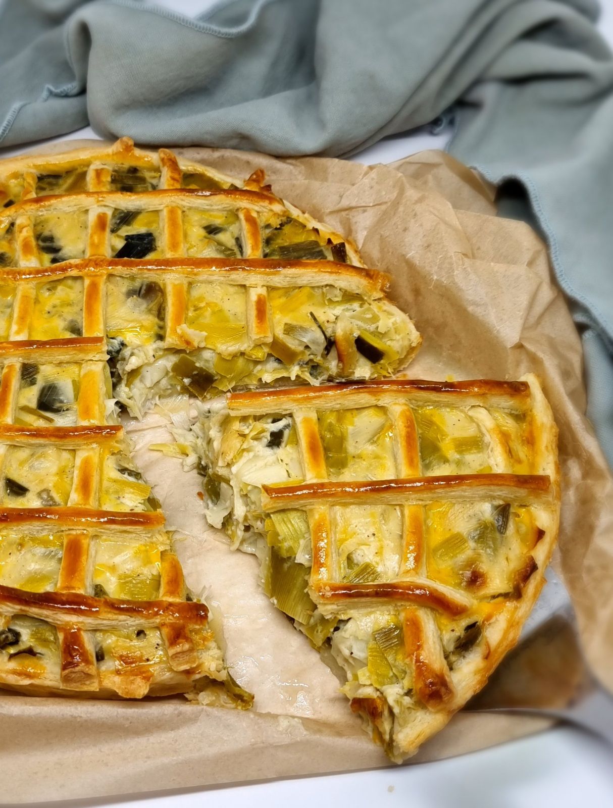 Flamiche aux poireaux