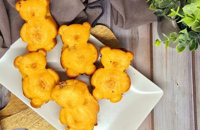 Oursons au cheddar et knacks