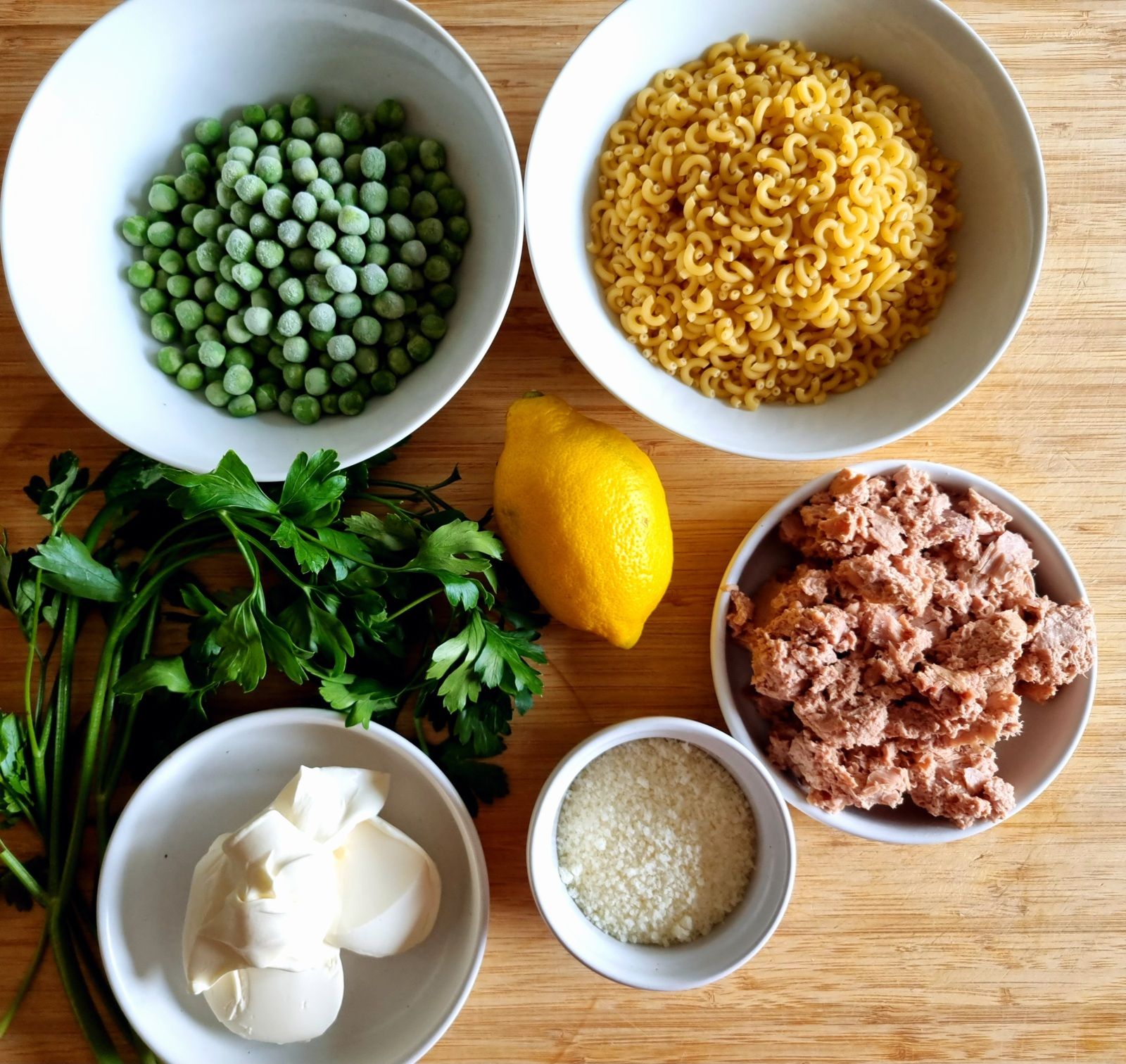 Gratin de coquillettes au thon