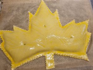 Galette pécan et sirop d'érable