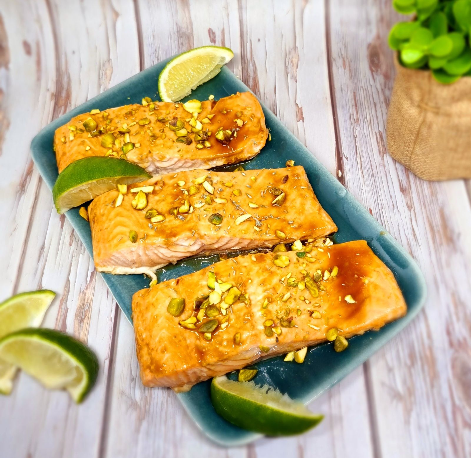 Pavés de saumon au sirop d'érable et à la bière