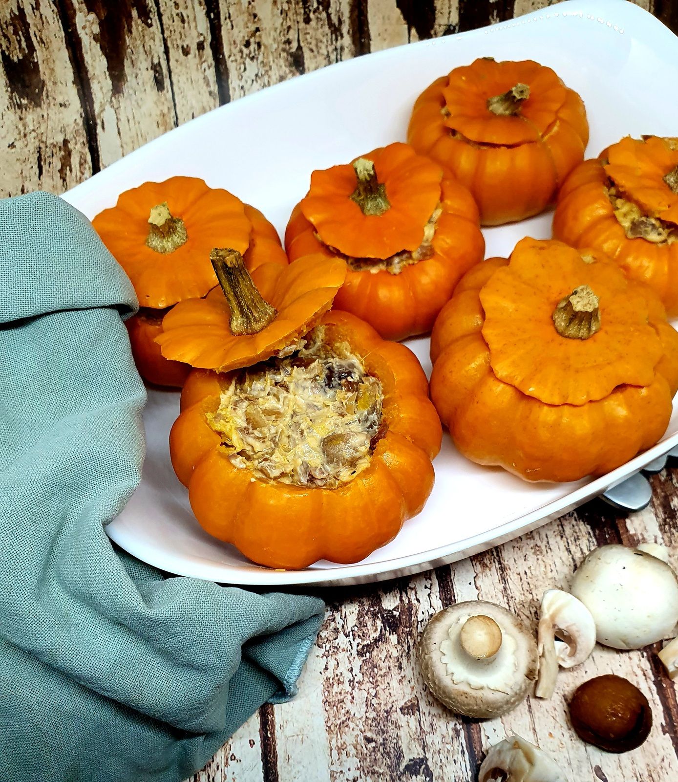 Potirons Jack be little farcis