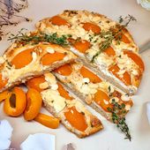 Focaccia aux abricots - Recettes de Aimeraude