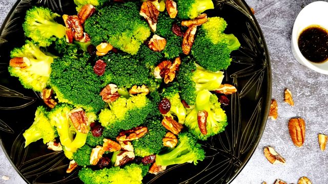 Brocolis sauce aigre douce
