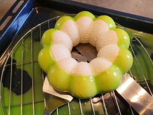 Entremet pomme verte et citron vert