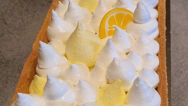 Tarte au citron look moderne