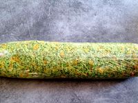 Roulé de brocoli au poulet et guacamole