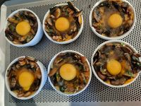 Oeufs cocotte d'automne