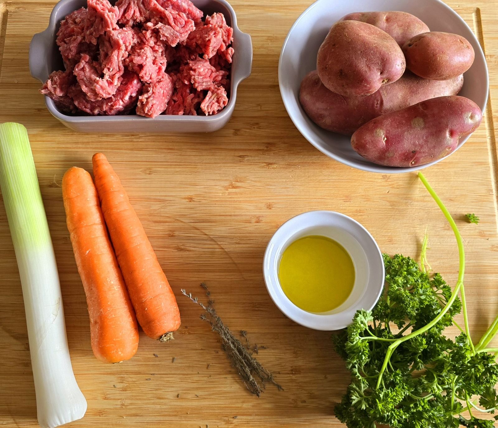 Pain de viande aux pommes de terre
