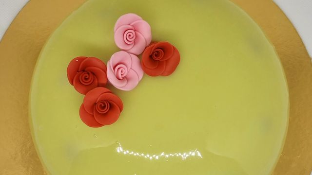 Entremet abricot huile d'olive