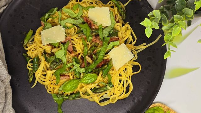 Linguines aux asperges