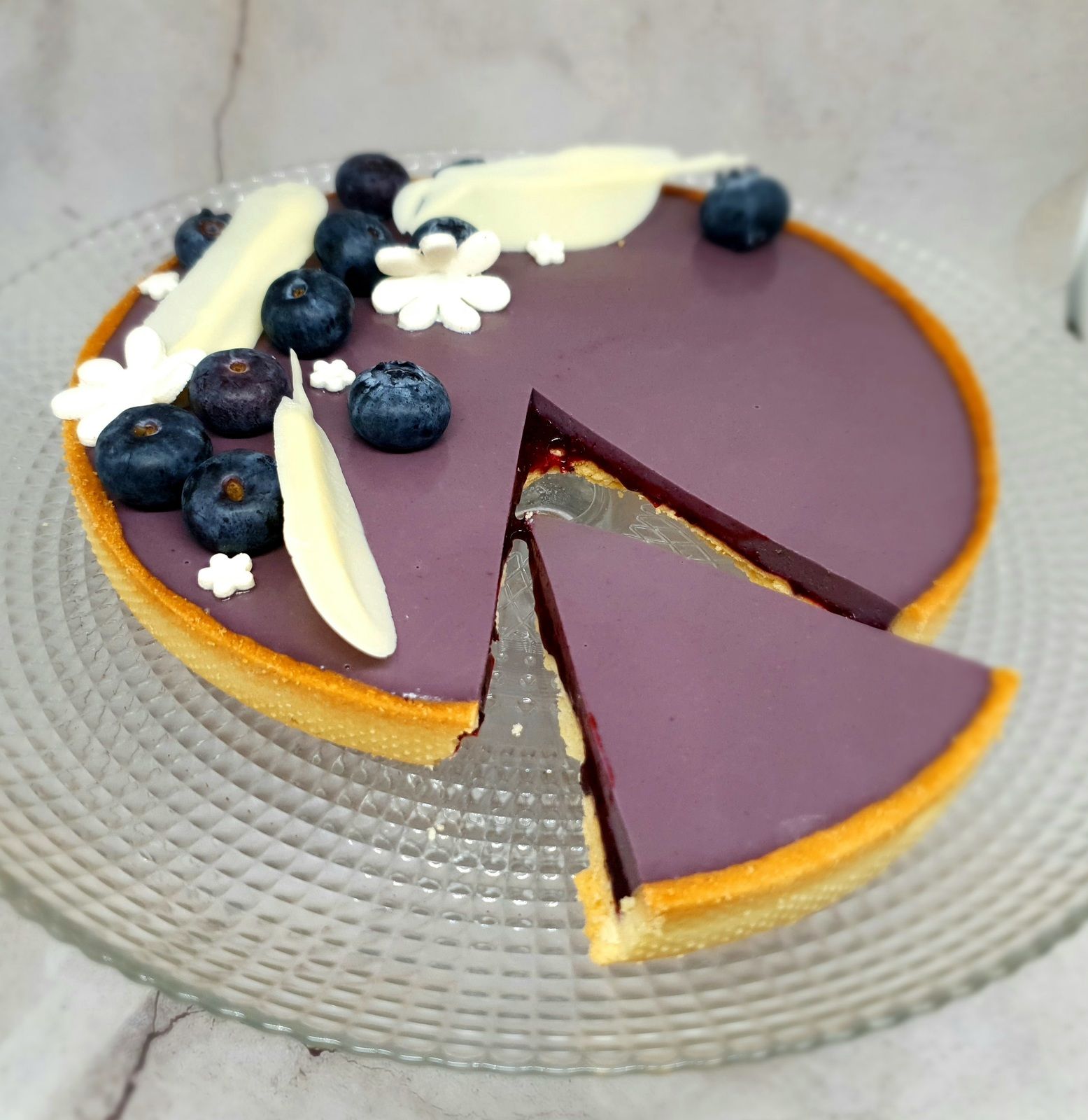 Tarte aux myrtilles