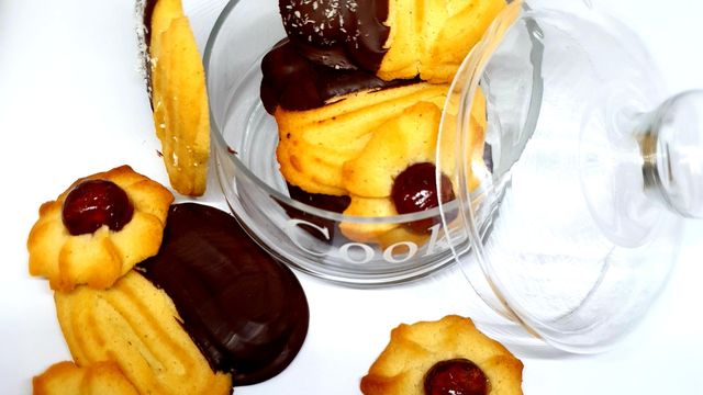 Sablés viennois chocolat ou cerise