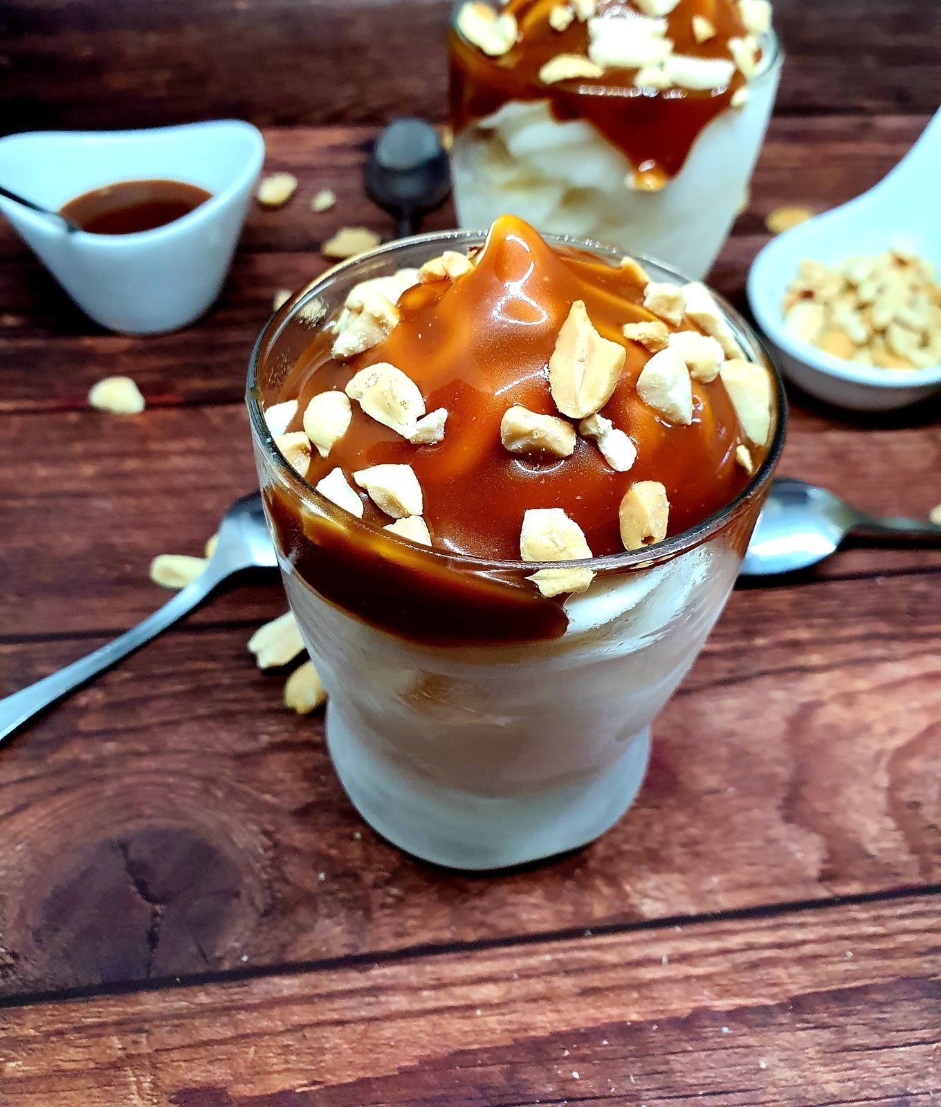 Glace au yaourt façon sundae