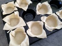 Mini quiches roquette et lard