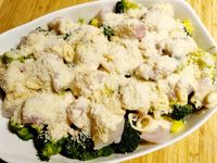 Gratin de brocolis et cabillaud