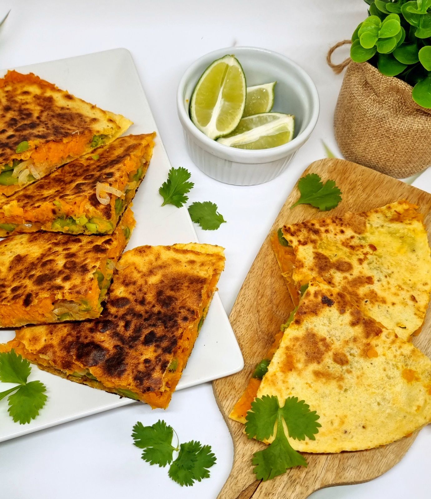 Quesadillas à la patate douce