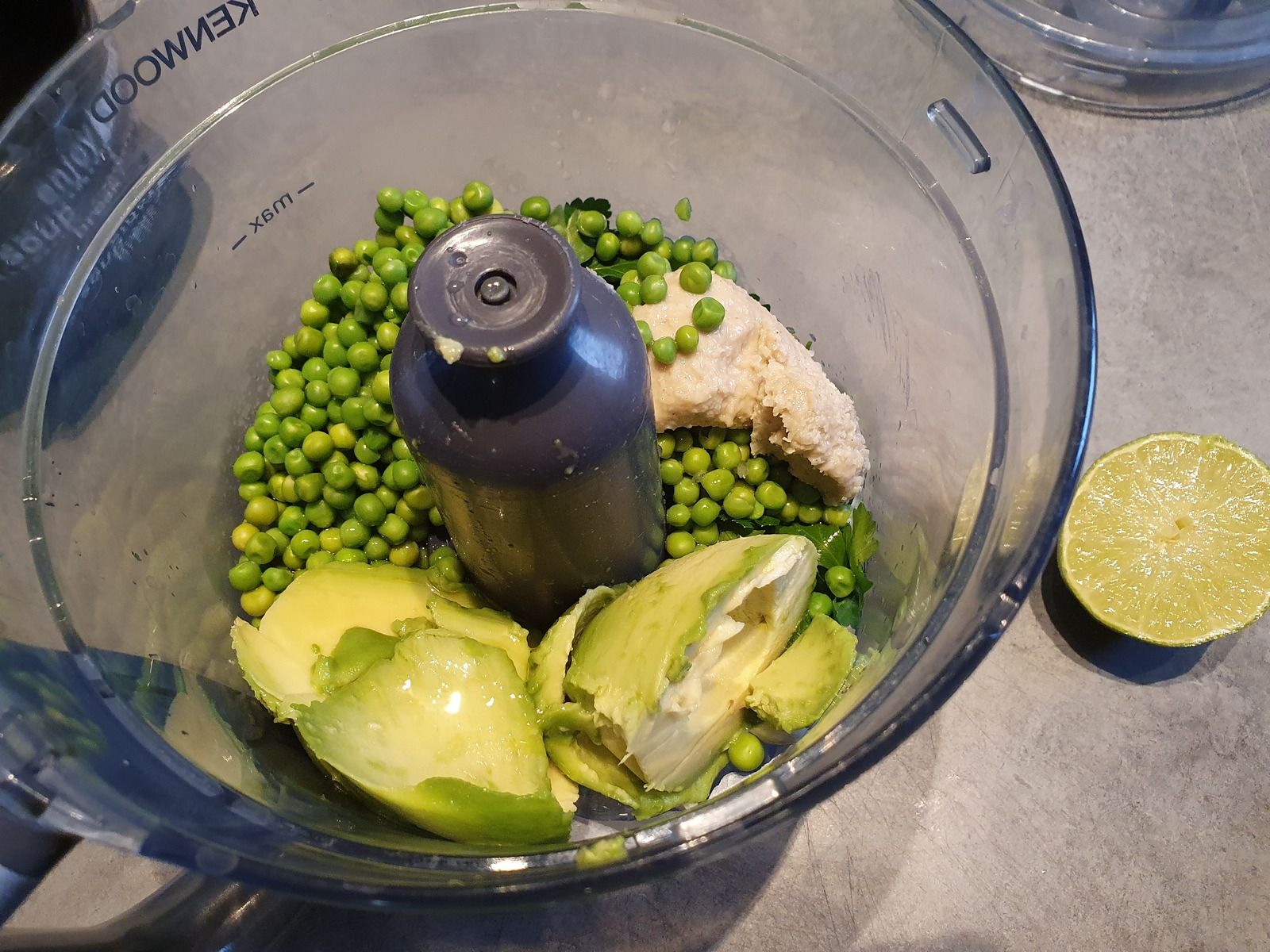 Houmous de petit pois