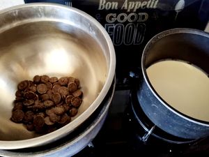 Moelleux chocolat poires