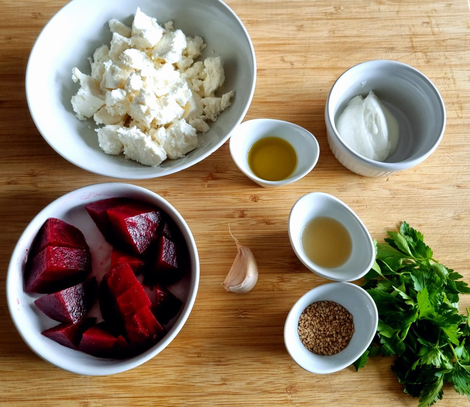 Crème de betterave et fêta