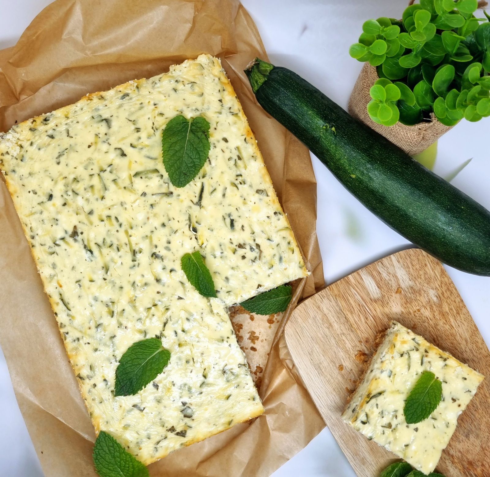 Cheesecake à la courgette