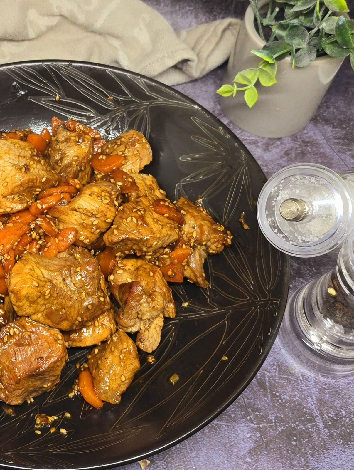 Porc au caramel express