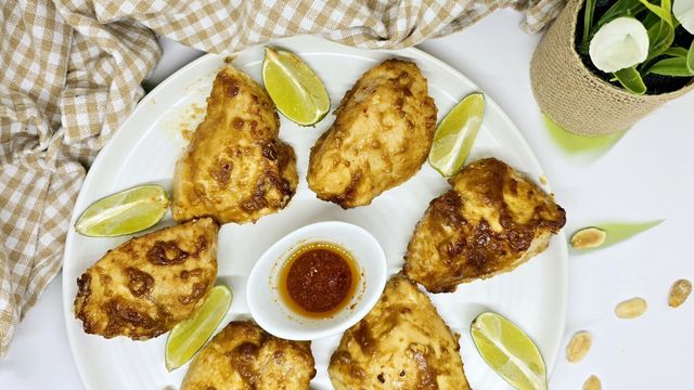 Poulet à la pâte de cacahuète au airfryer