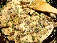 Tourte poulet champignons
