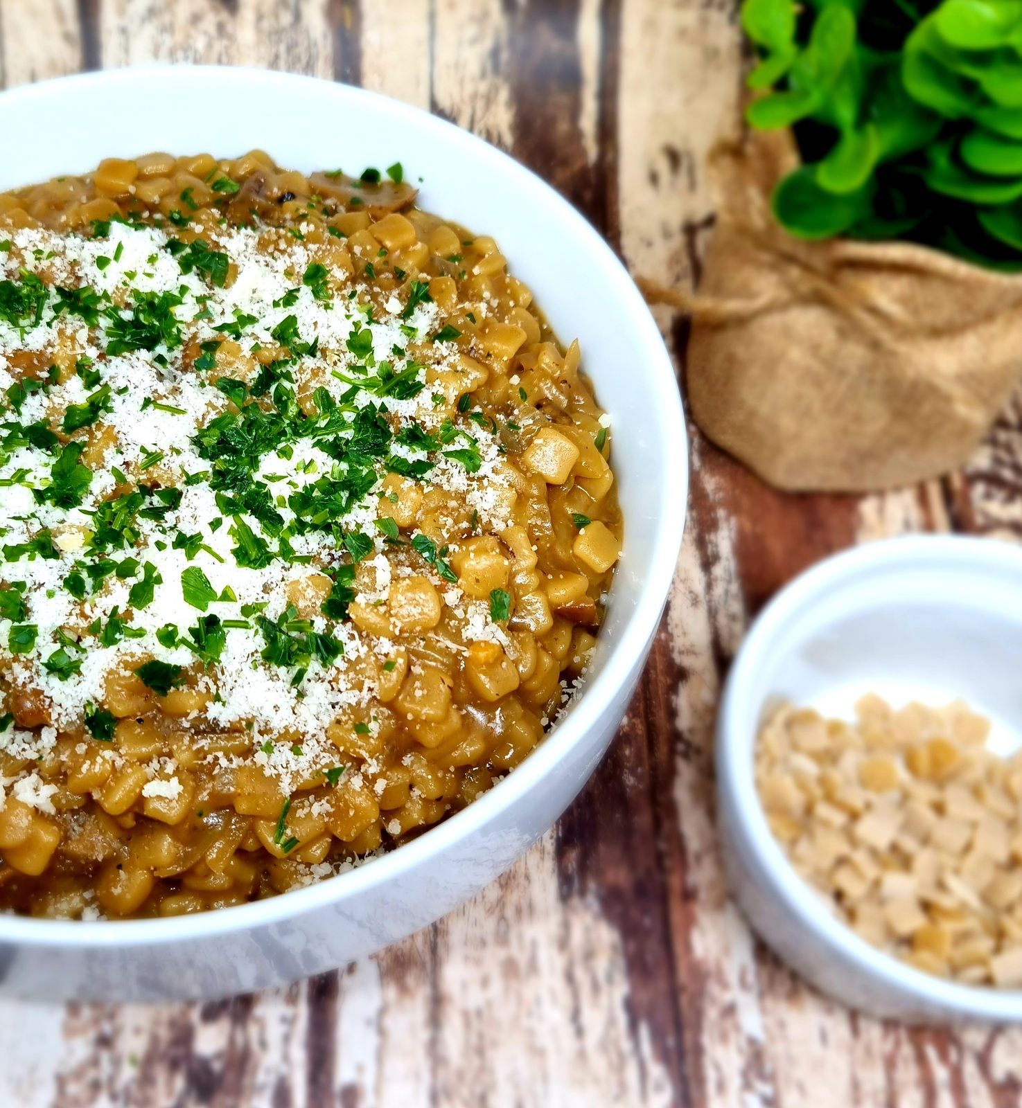 Risotto de crozets aux cèpes