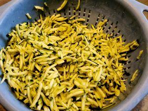 Tarte filo aux courgettes et jambon