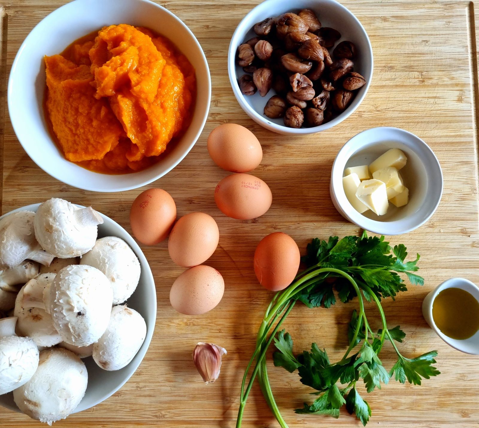 Oeufs cocotte d'automne