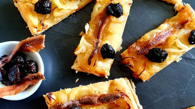 Mini pissaladières d'apéro