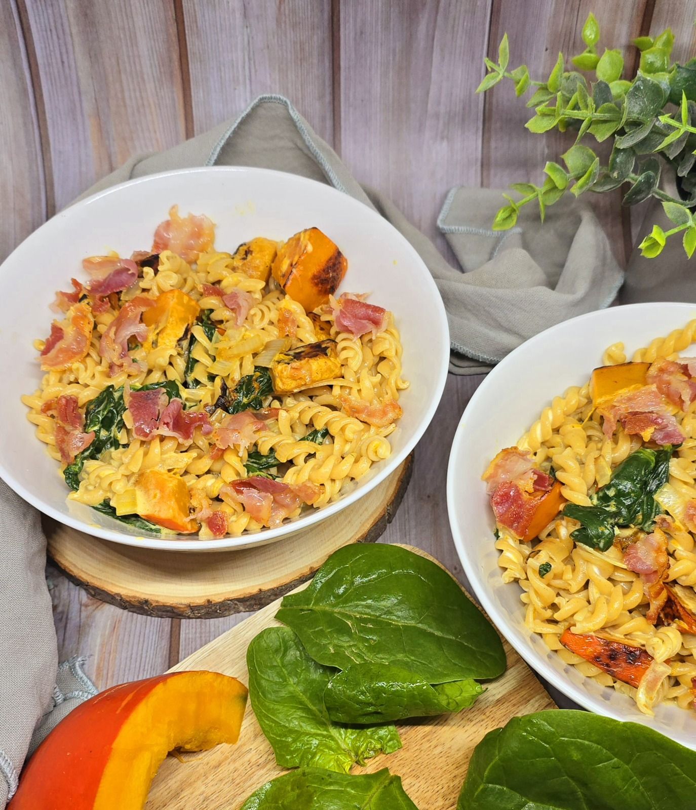 Fusillis au potimarron