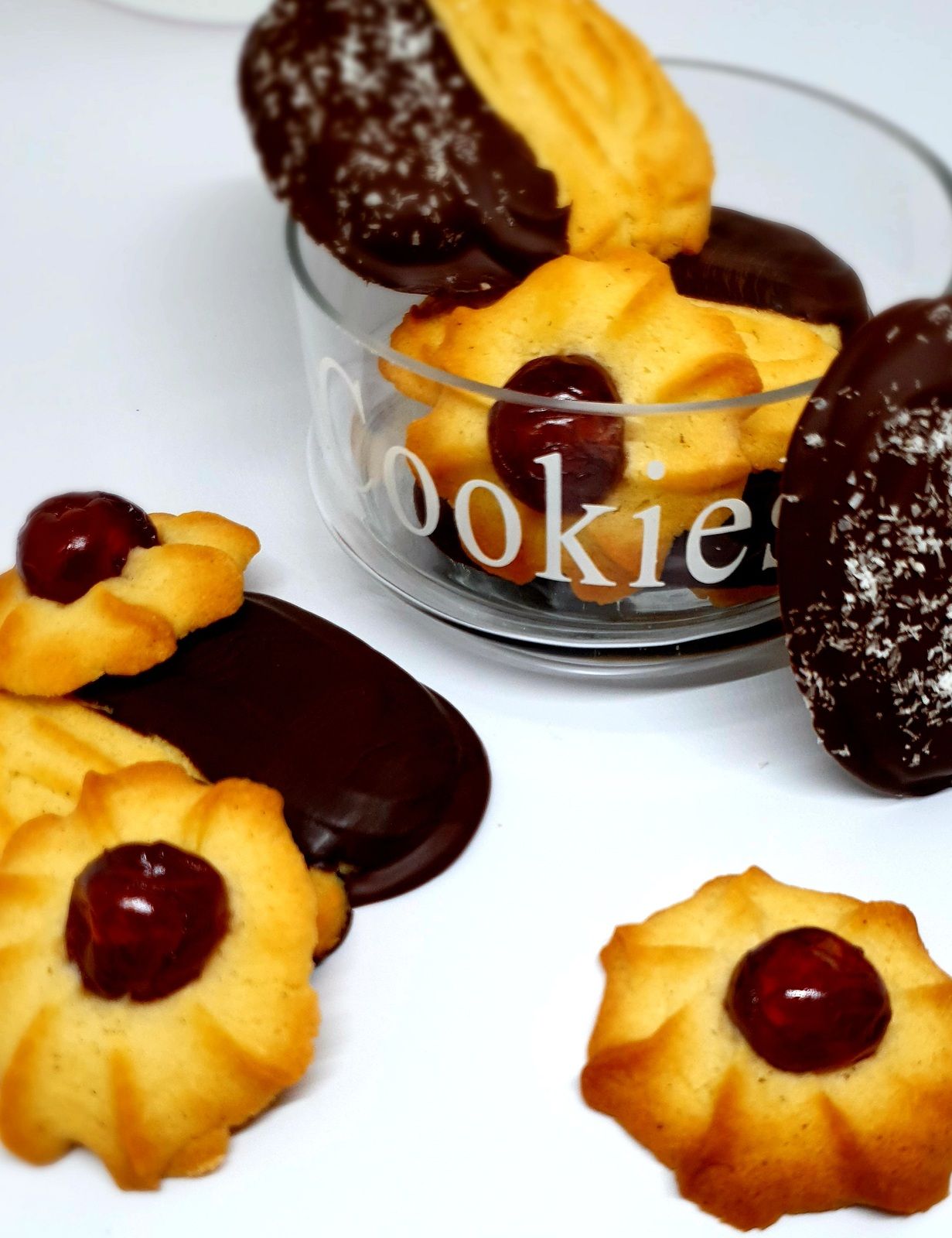 Sablés viennois chocolat ou cerise