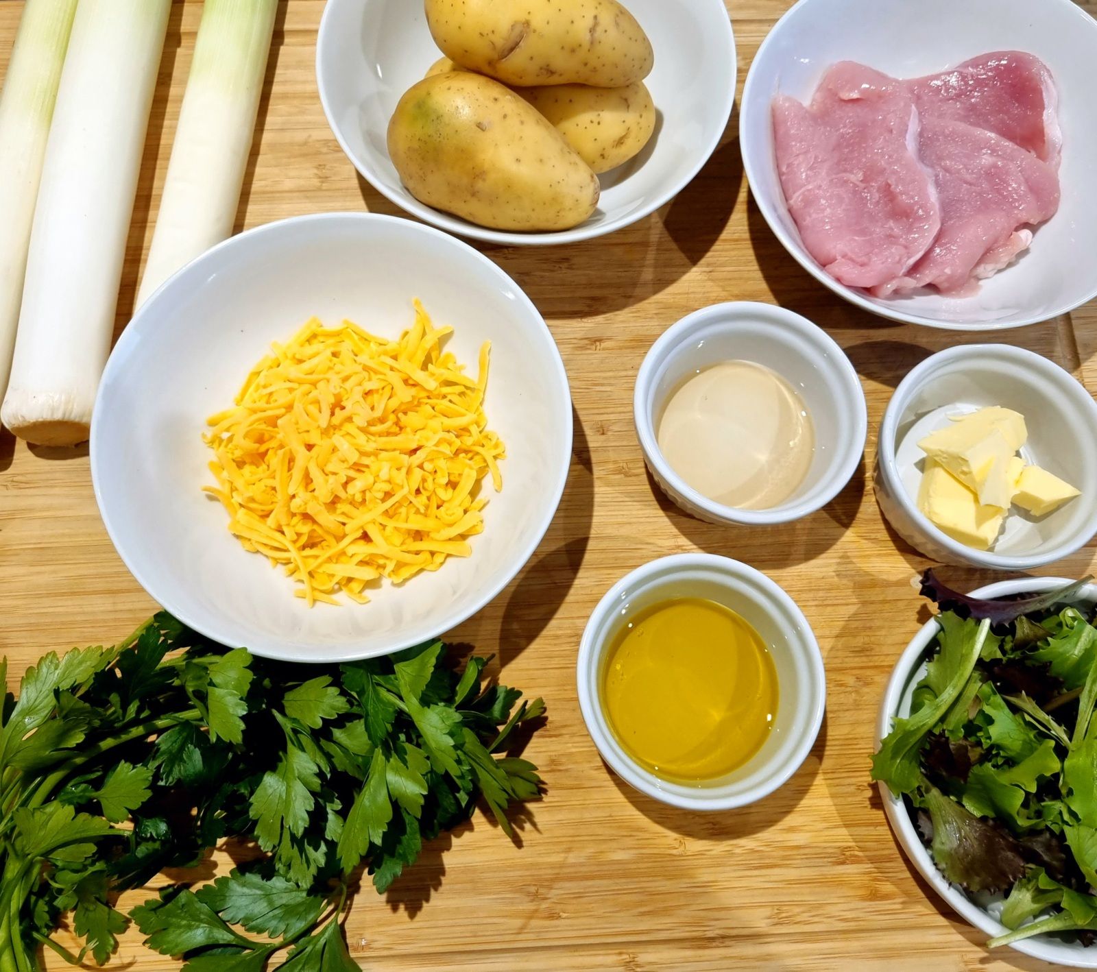 Galette poireaux pomme de terre